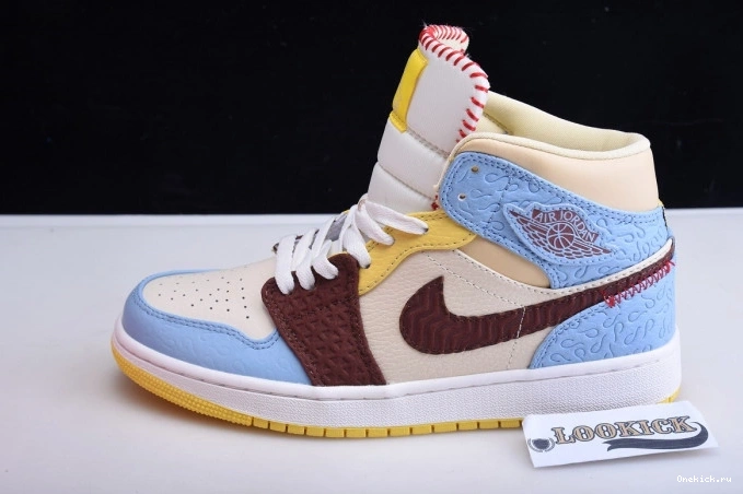 One Kick Chateau Fearless Air Jordan Maison CU2803-200 Rouge x 1 SE Mid 0808